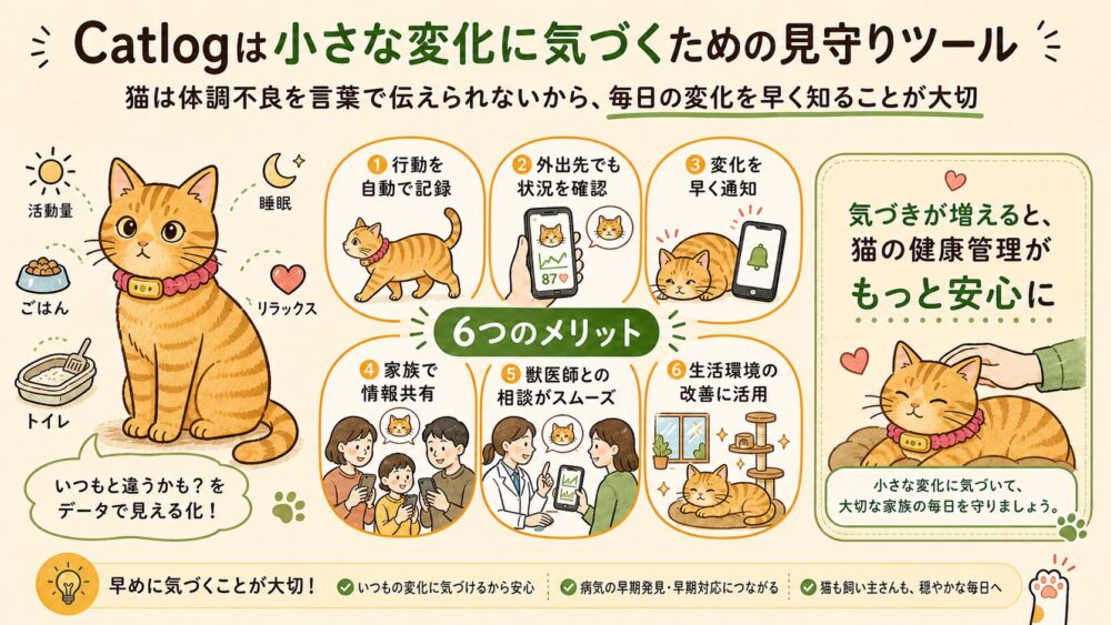 Catlog（キャトログ）のメリット６選