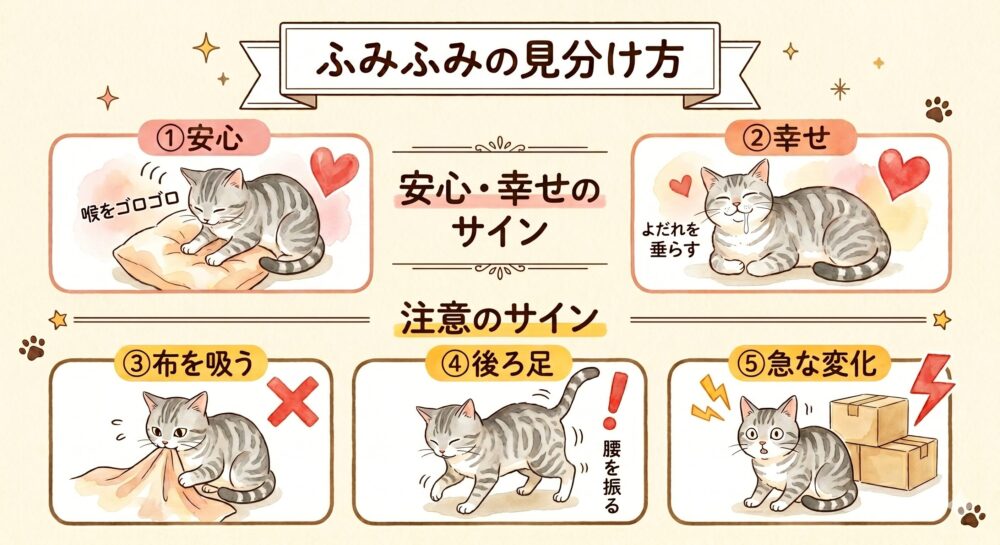 ふみふみの見分け方