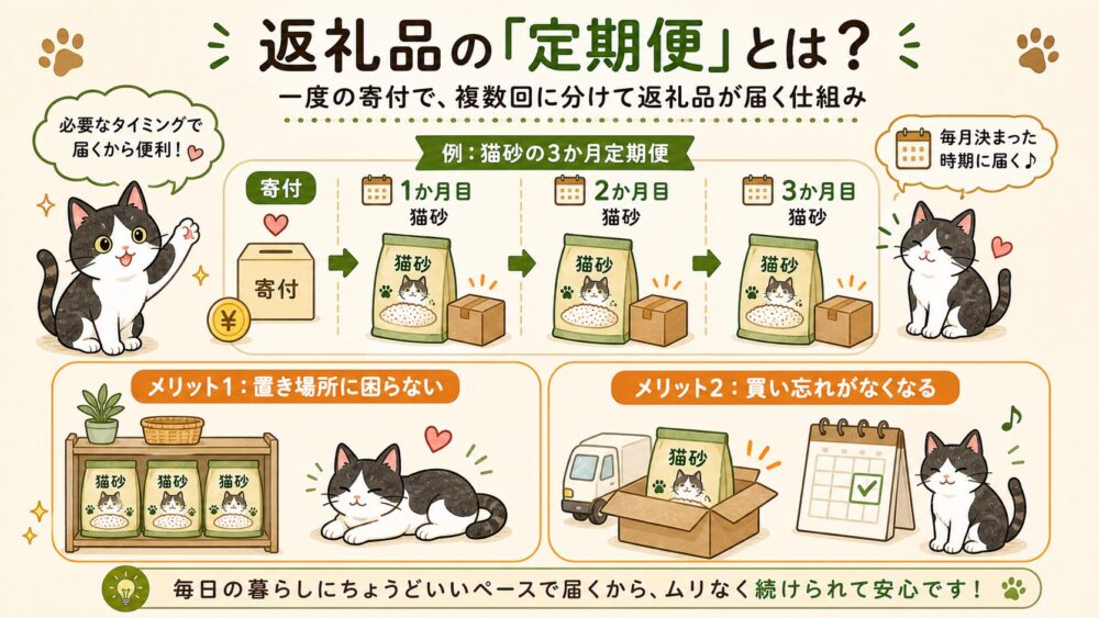 ふるさと納税定期便の解説