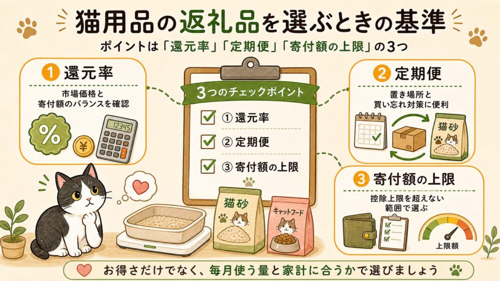 ふるさと納税返礼品を選ぶ基準